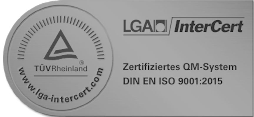 Zertifiziertes QM-System DIN EN ISO 9001:2008